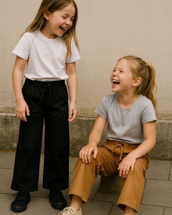 Pantalón Gabardina Palazzo