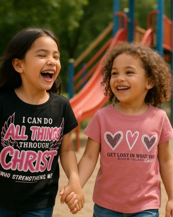 Remera Nena Manga Corta Christ 34684