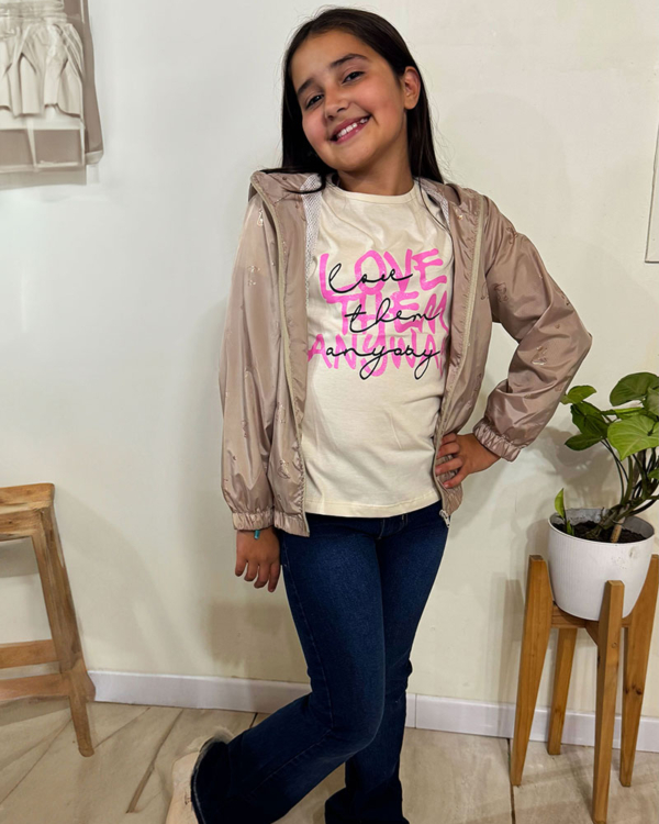 Remera Nena Manga Corta 34669